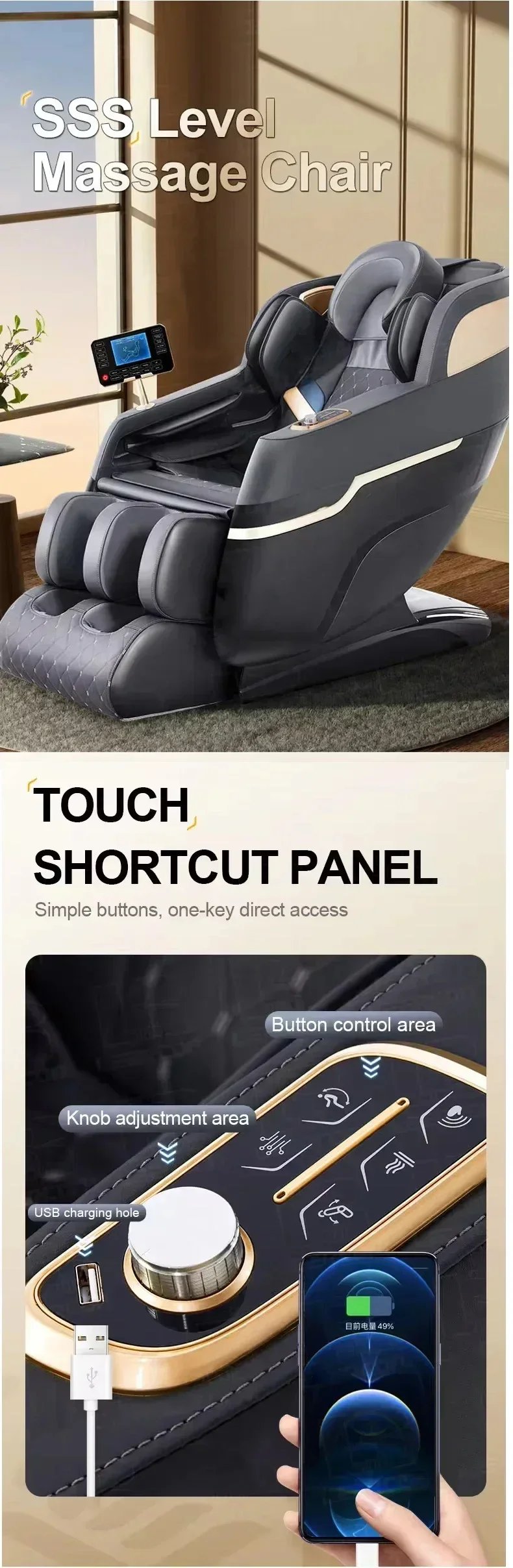 2025 4D SL Track Massage Office Chair Zero Gravity Recliner Full Body Airbag Sofa Touchscreen Control 3 Years Warranty 2025 4D SL Track Massage Office Chair Zero Gravity Recliner Full Body Airbag Sofa Touchscreen Control 3 Years Warranty