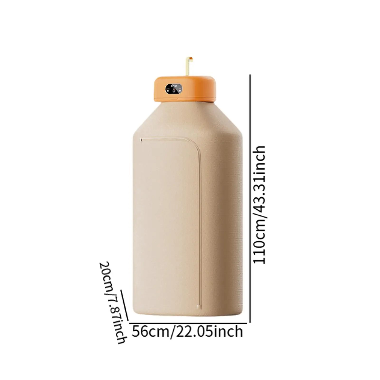 Electric Clothes Dryer with Dryer Bag Foldable 600W Small Electric Dryer Machine Household Travel Apartment RV Dorm Portable